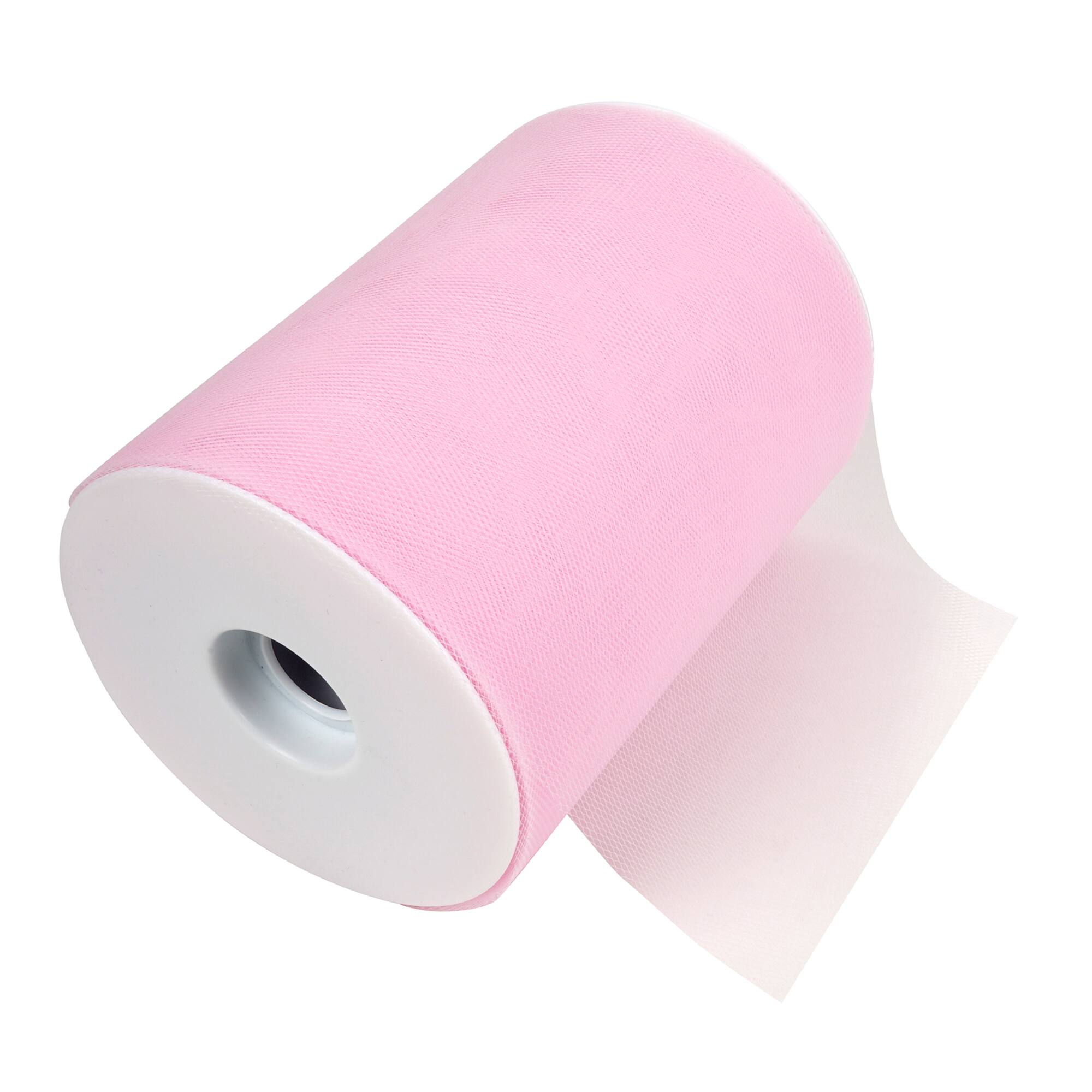 6" x 100yd. Pink Tulle Mega Roll by Celebrate It™